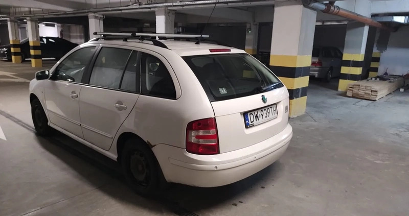 Skoda Fabia cena 3333 przebieg: 315096, rok produkcji 2007 z Wrocław małe 11